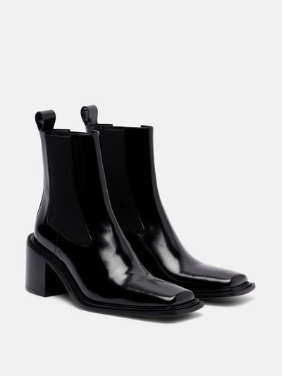 Souliers Martinez Dallas 60 leather Chelsea boots at Collagerie