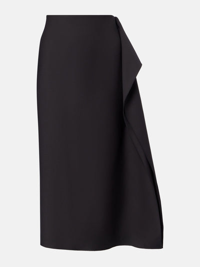 Sportmax Giambo draped midi skirt at Collagerie