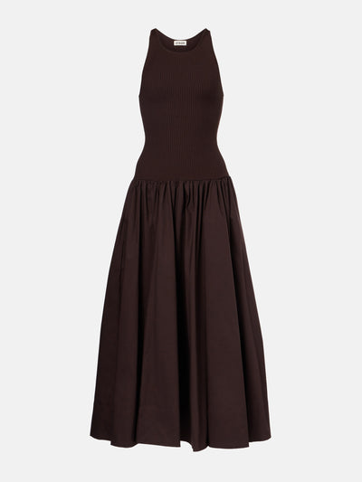 Staud Yamila gathered maxi dress at Collagerie