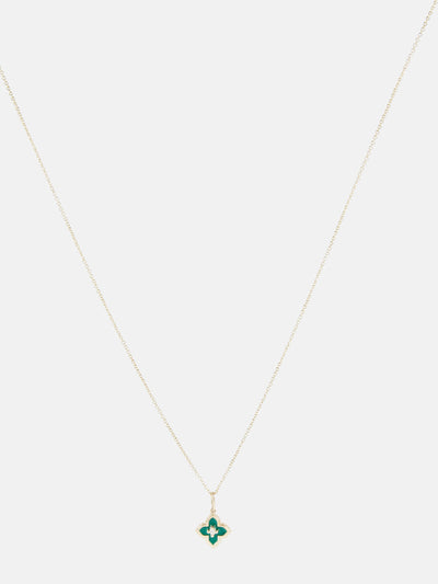 Sydney Evan Mini Moroccan 14kt gold necklace at Collagerie