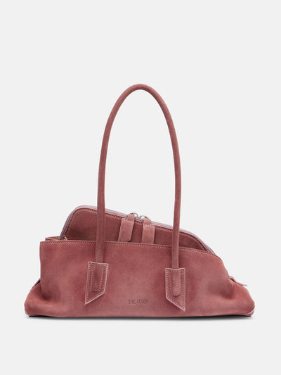 The Attico La Passeggiata Small suede tote bag at Collagerie