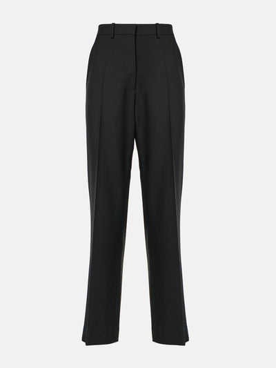 The Row Albereta virgin wool flared pants at Collagerie