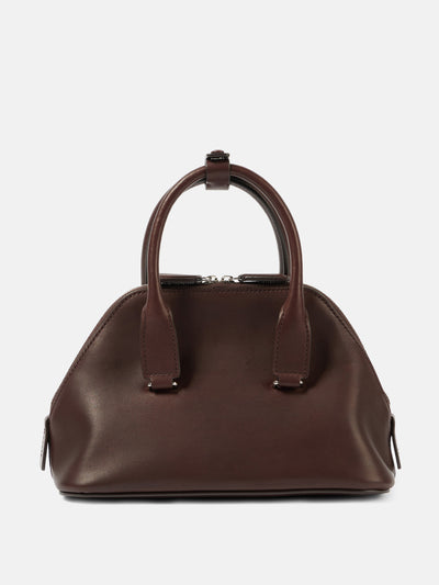 The Row Devon Mini leather tote bag at Collagerie