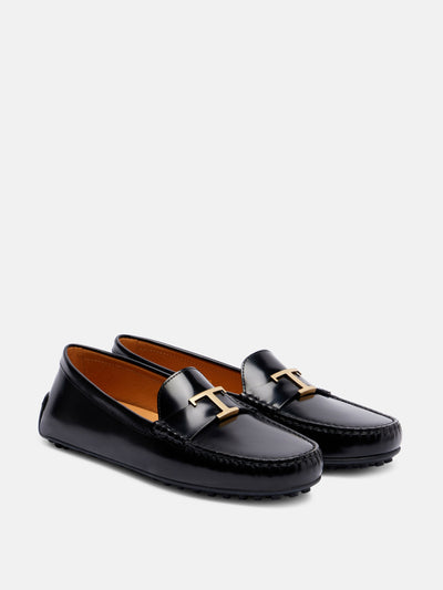 Tod's T Timeless leather loafers at Collagerie