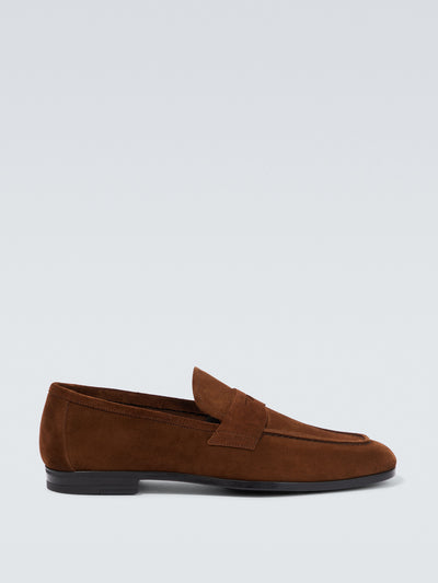 Tom Ford Suede loafers at Collagerie