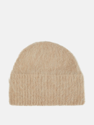 Totême Alpaca-blend beanie at Collagerie