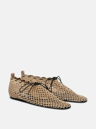 Totême Crochet flats at Collagerie