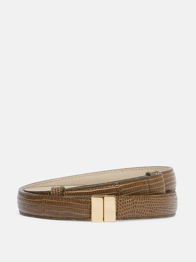Totême Leather belt at Collagerie