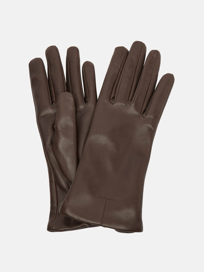 Totême Leather gloves at Collagerie