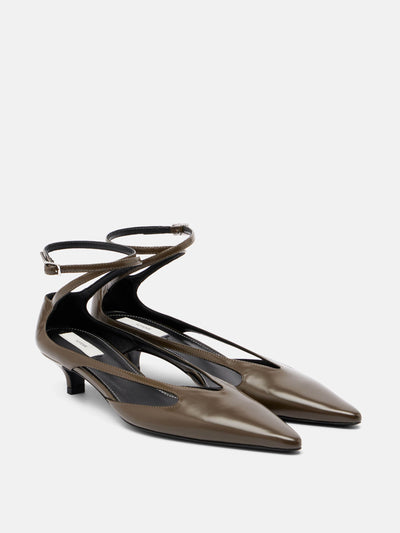 Totême Leather pumps at Collagerie