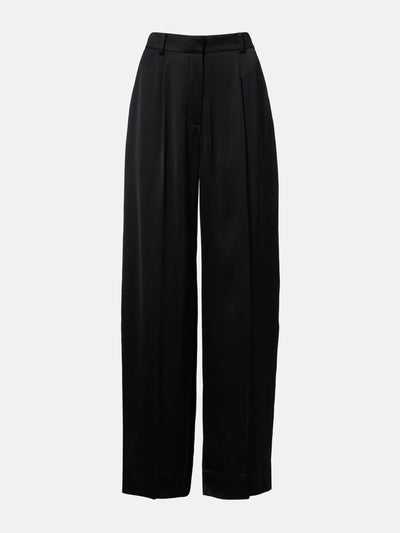 Totême Satin wide-leg pants at Collagerie