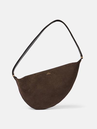 Totême Scooped suede shoulder bag at Collagerie