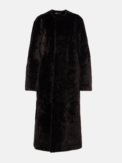 Totême Shearling coat at Collagerie