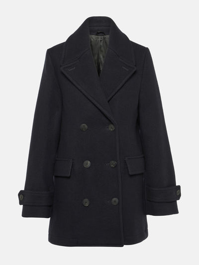 Totême Wool-blend peacoat at Collagerie