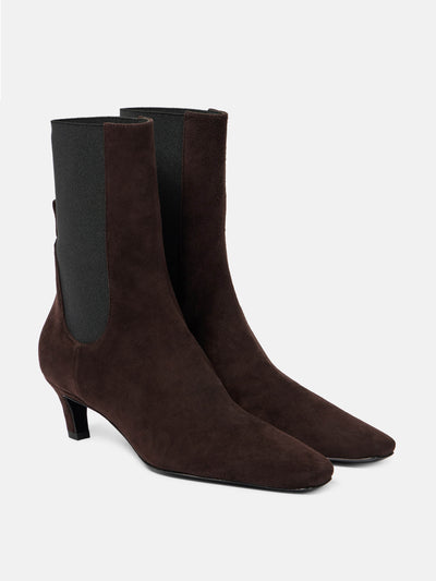 Totême Suede ankle boots at Collagerie