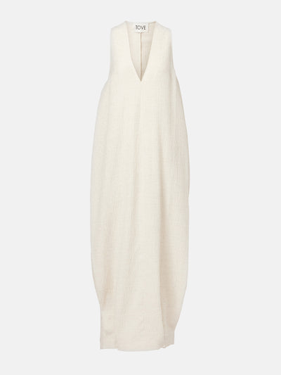 Tove Eladia cotton and linen-blend maxi dress at Collagerie