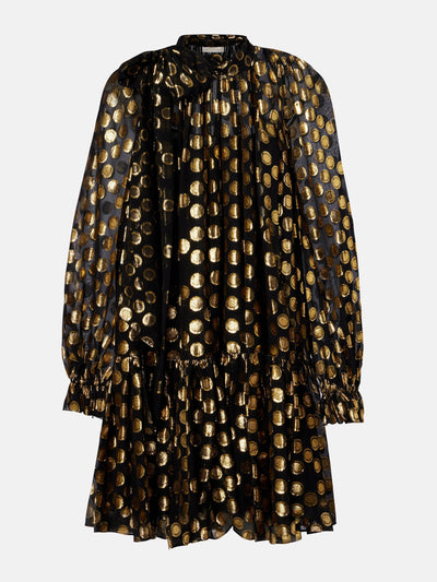 Ulla Johnson Loretta silk-blend fil coupé minidress at Collagerie