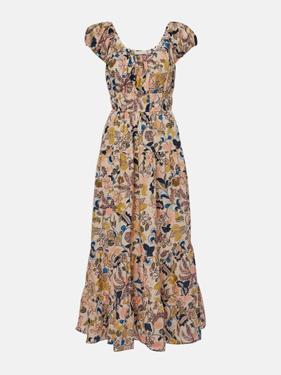Ulla Johnson Paloma printed cotton poplin midi dress at Collagerie