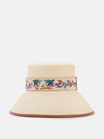 Valentino Antibes straw bucket hat at Collagerie