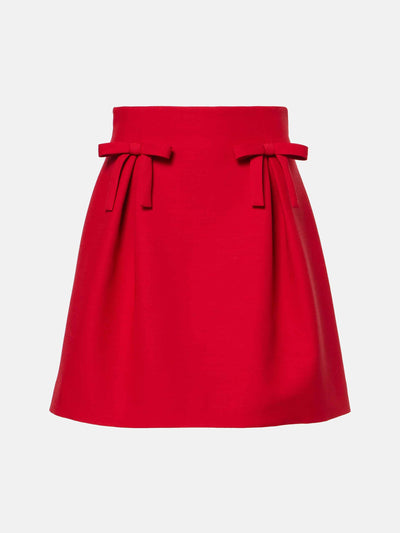 Valentino Crepe Couture mini skirt at Collagerie