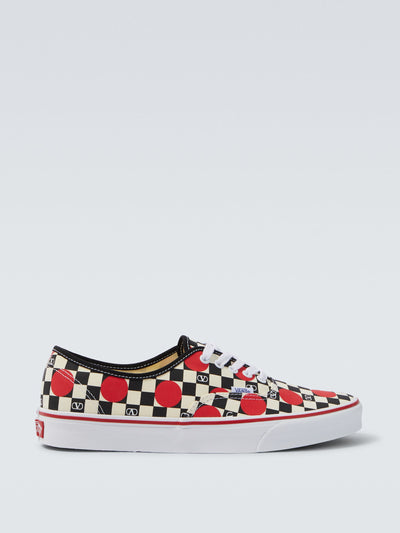 Valentino Garavani X Vans VLogo canvas sneakers at Collagerie