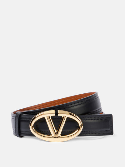 Valentino Garavani Leather belt at Collagerie