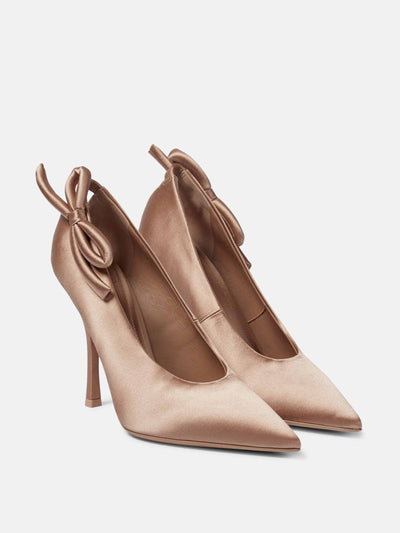 Valentino Garavani Satin nite-out pumps 110 at Collagerie