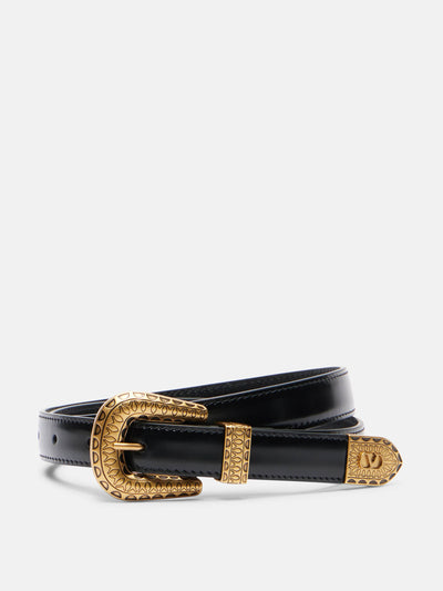 Valentino Garavani VLogo Signature leather belt at Collagerie