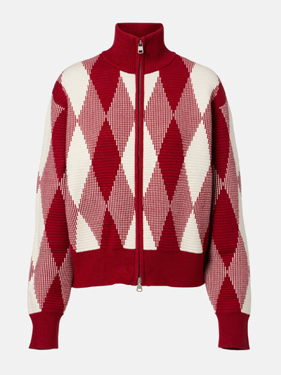 Varley Karina knitted jacquard jacket at Collagerie