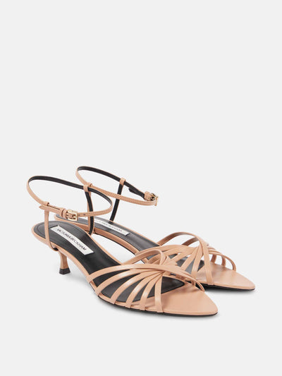 Victoria Beckham 50 leather sandals at Collagerie