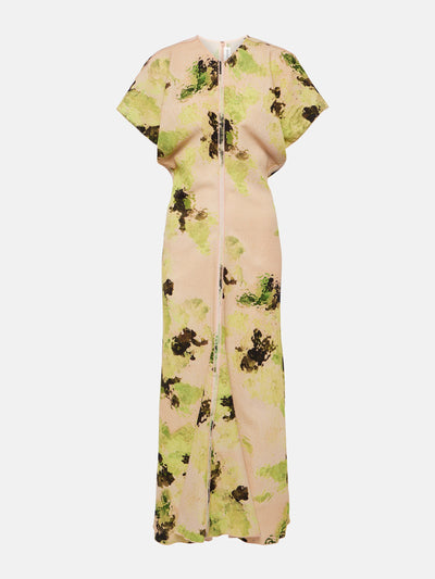 Victoria Beckham Floral midi dress at Collagerie