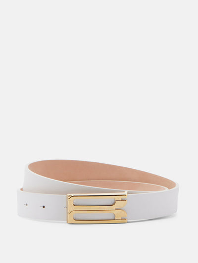 Victoria Beckham Frame leather belt at Collagerie