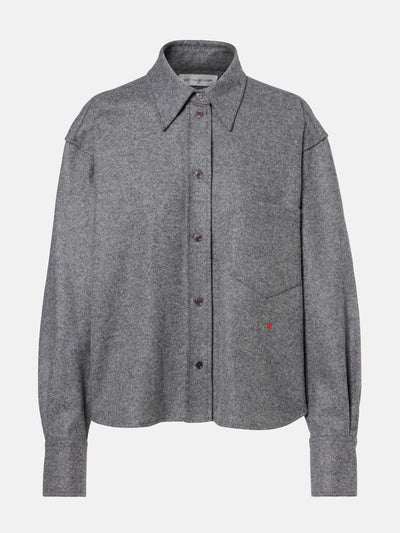 Victoria Beckham Wool and cashmere shirt at Collagerie