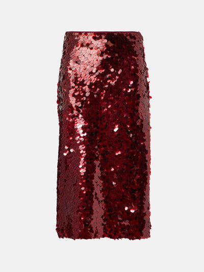 Vince Lucite sequined midi skirt at Collagerie