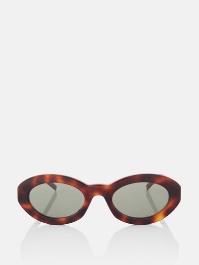 Saint Laurent SL M136 oval sunglasses at Collagerie