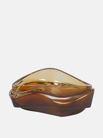 Zaha Hadid Design Plex crystal decorative tray at Collagerie