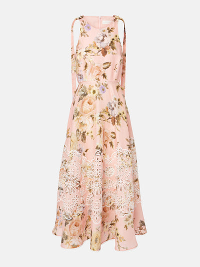 Zimmermann Acacia broderie anglaise linen midi dress at Collagerie