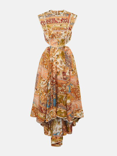 Zimmermann Floral cut-out midi dress at Collagerie
