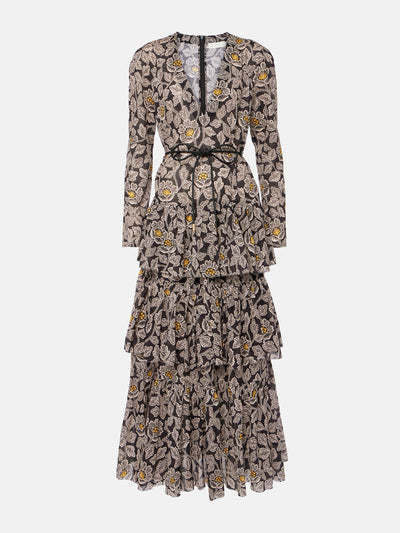 Zimmermann Ottie floral cotton midi dress at Collagerie