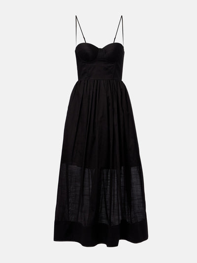 Zimmermann Rhiannon gathered corset dress at Collagerie