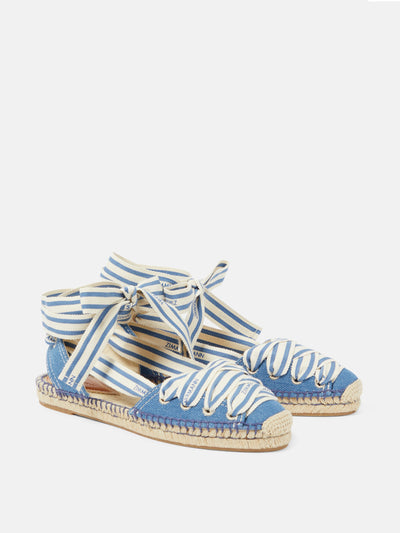 Zimmermann Sol denim espadrilles at Collagerie