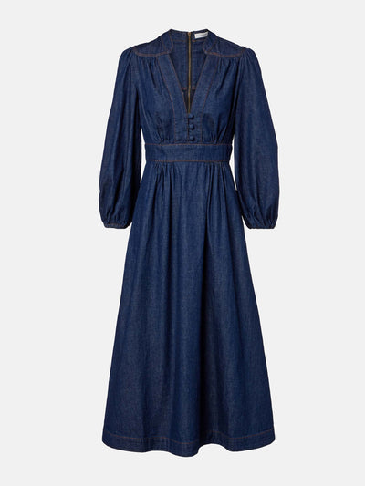 Zimmermann Awaken denim midi dress at Collagerie
