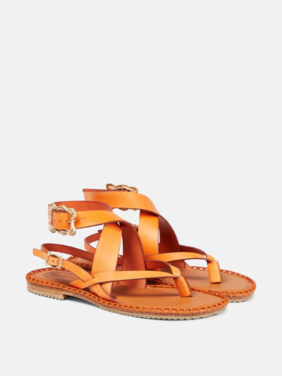 Zimmermann Leather thong sandals at Collagerie