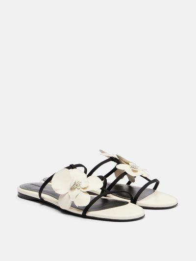 Zimmermann Orchid leather sandals at Collagerie
