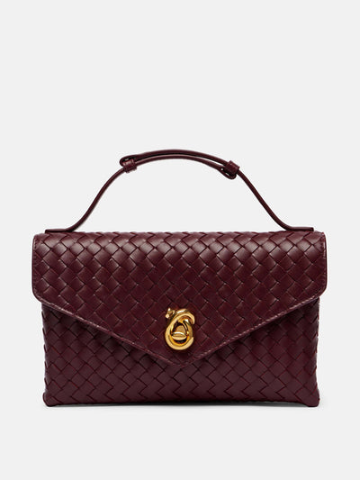 Bottega Veneta Knot Lock leather shoulder bag at Collagerie