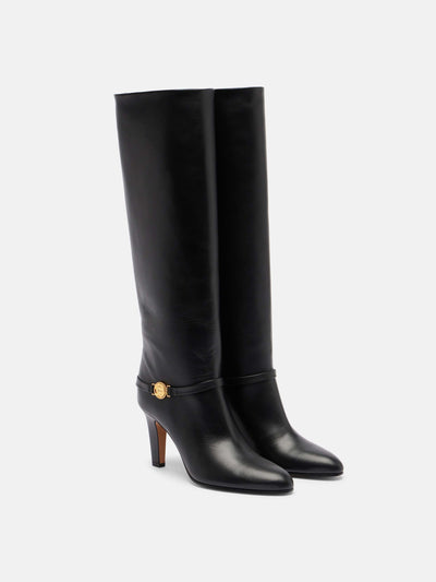 Chloé Eve leather knee-high boots at Collagerie