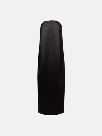 Entire Studios Off-shoulder sateen maxi dress at Collagerie
