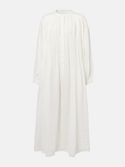 Róhe Oversized ramie maxi dress at Collagerie