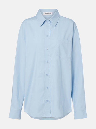 The Frankie Shop Ornella oversized cotton shirt at Collagerie