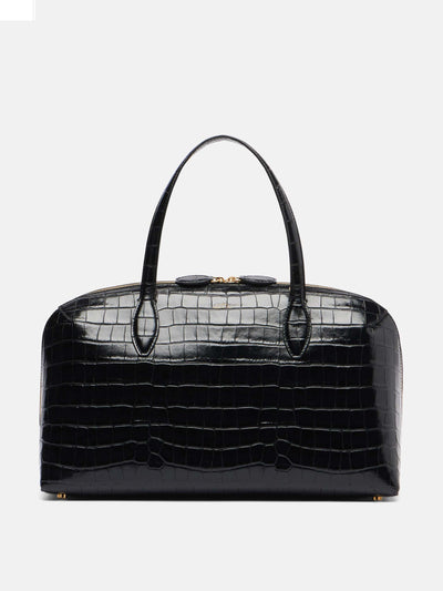 Totême Lounge Medium croc-effect leather tote bag at Collagerie